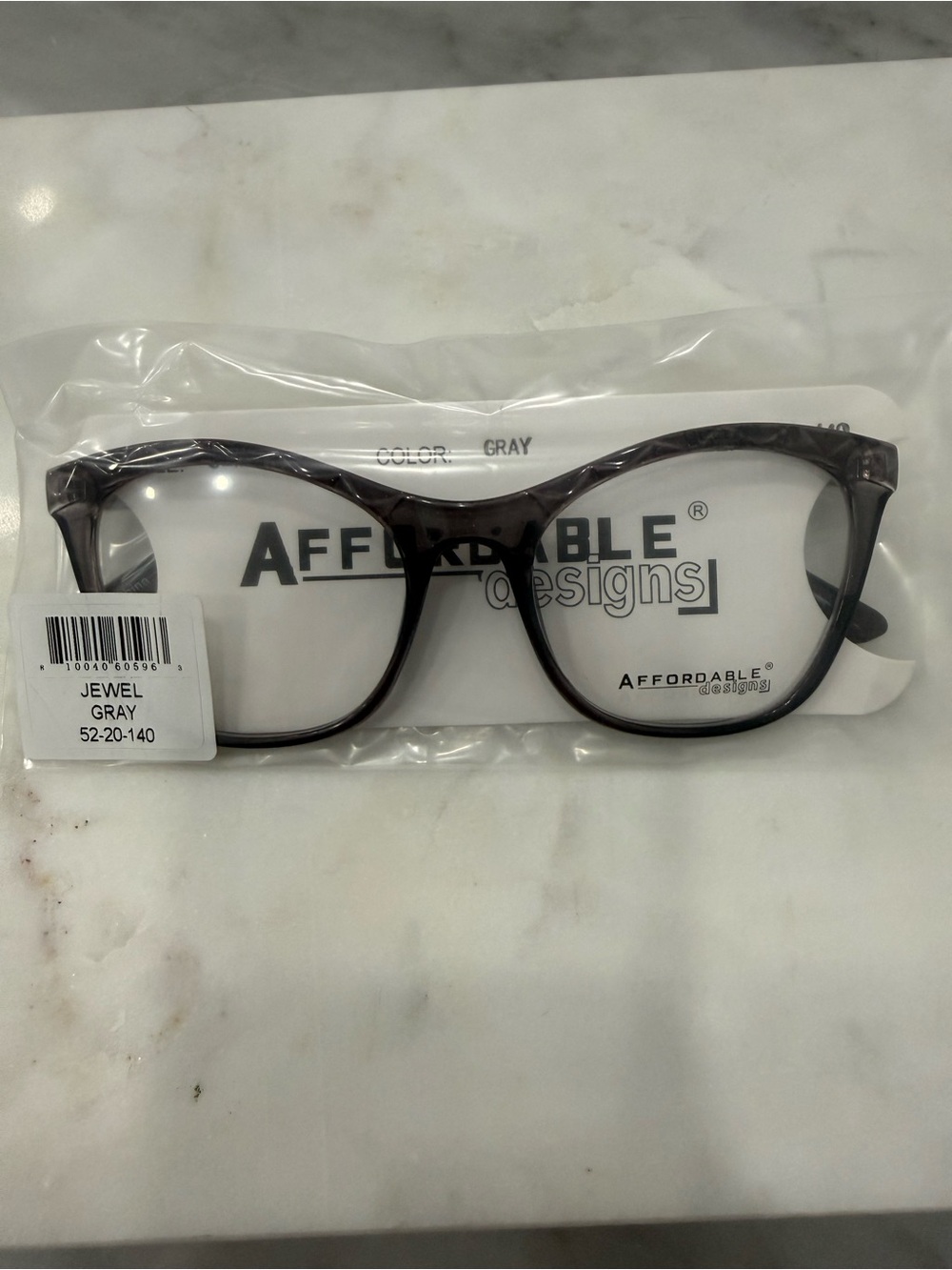 Affordable Design Jewel Gray Women Eyeglass Frames